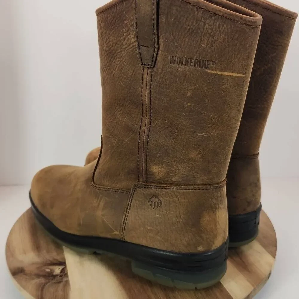 Wolverine Men's Durashock Steel Toe Work Boot Size 9.5 Extra Wide Insulated
